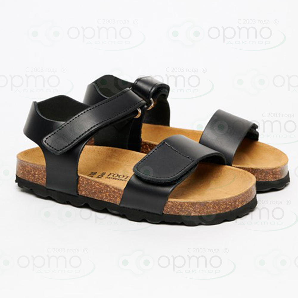  8522BL-011 FOOTWELL Сандалии детские анатомические (25 микки маус черный)