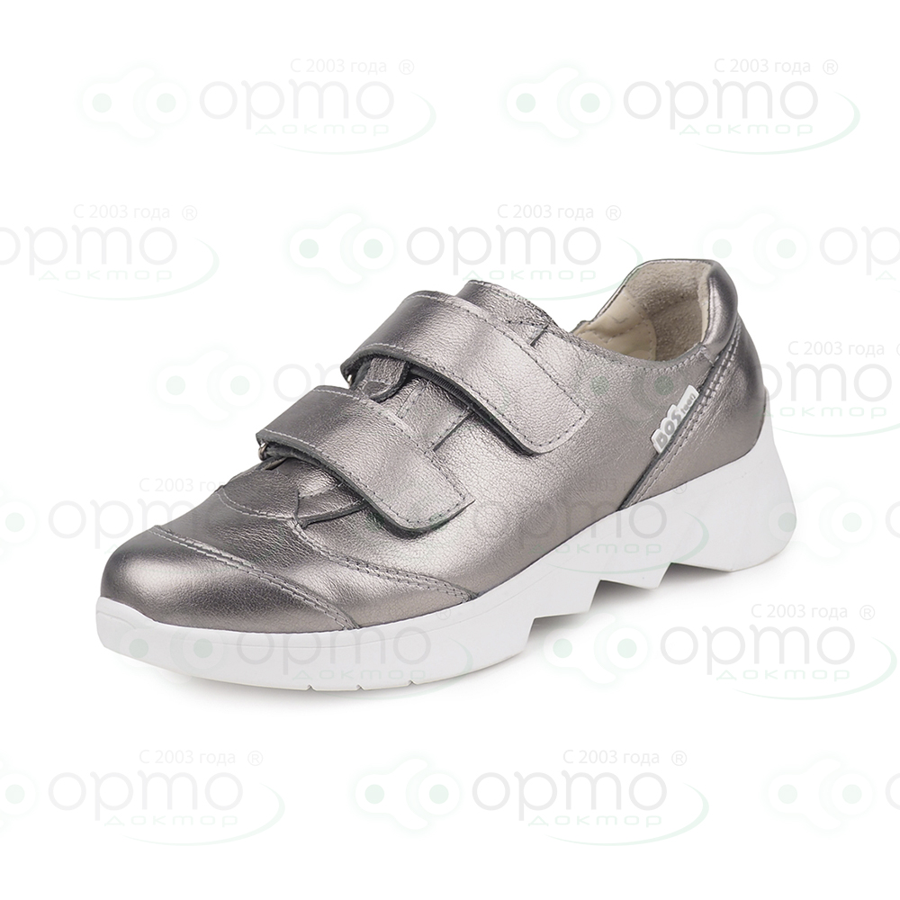 Кроссовки серые/серебро 223-21 (40)