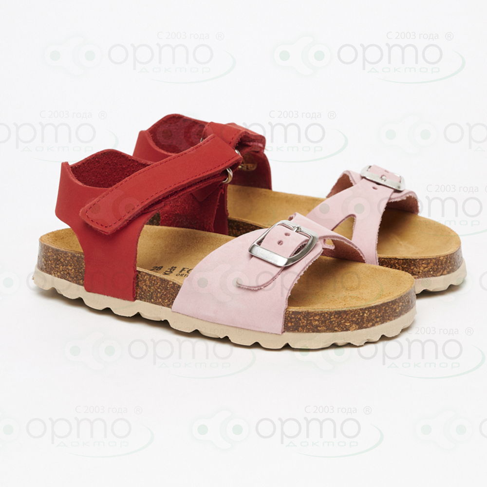  8521BL-743 FOOTWELL Сандалии детские анатомические девочка (34 фламинго)