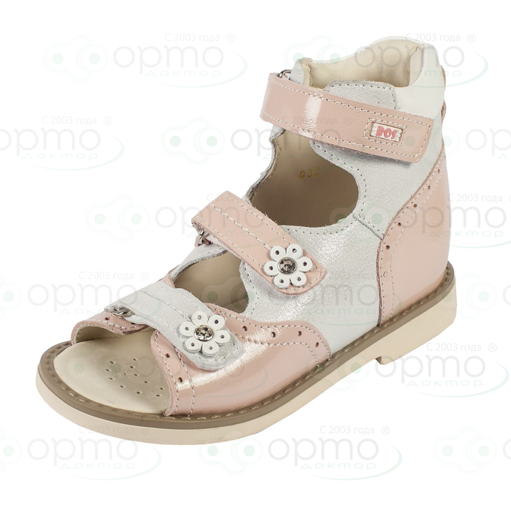 Сандалики высокие розовые 032-415 (35 розовый)