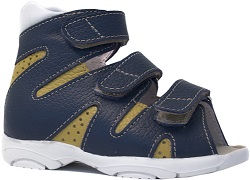 Сандалики Орфея мал. БК2-166-173-219-1 (р. 26 (17,5 см), желто/синий)