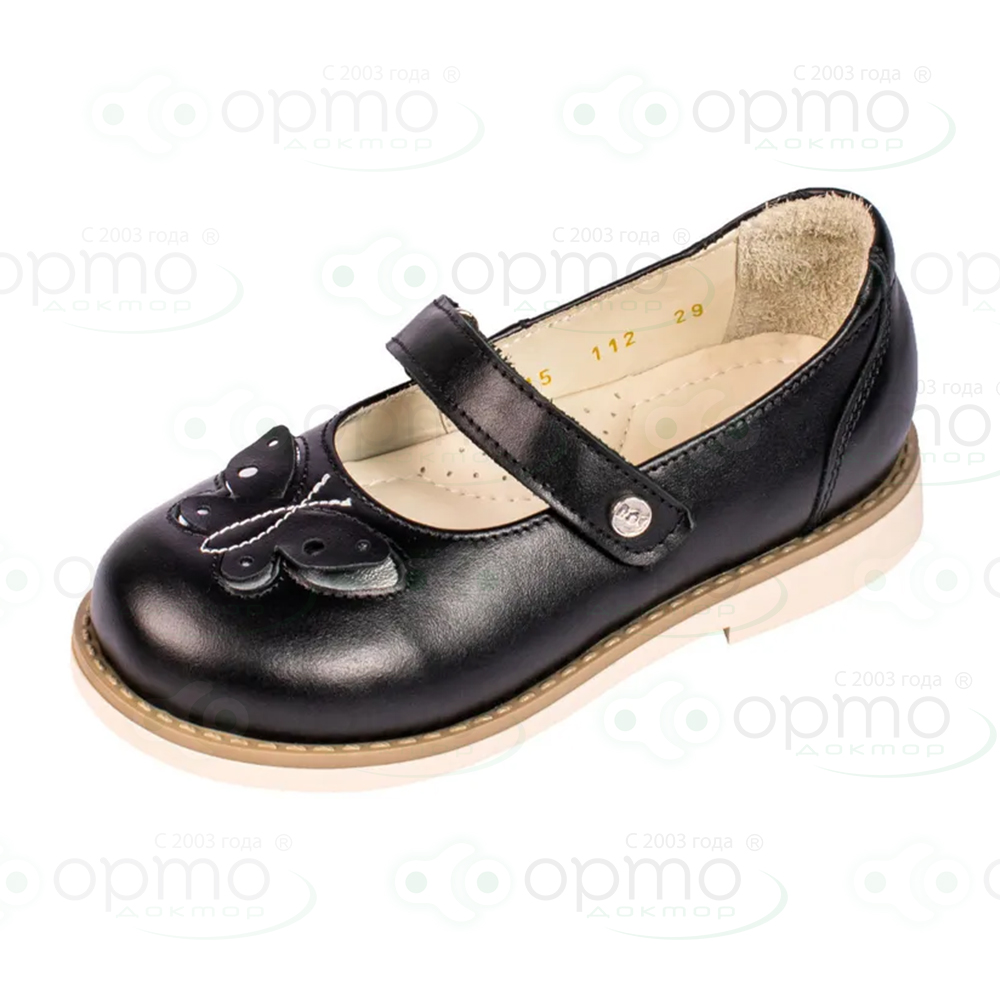 Туфли закрытые черные 015-112 (34)