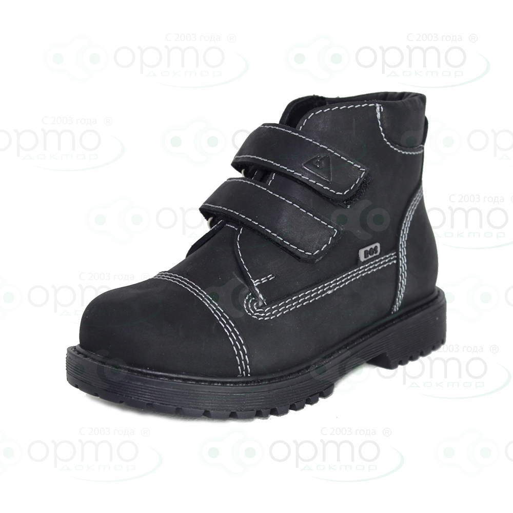 Ботинки на байке черные 201-12 (40)