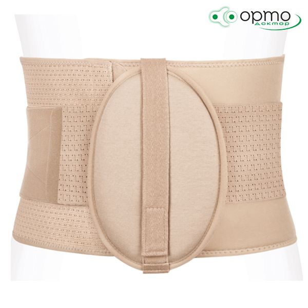 Бандаж грыжевой пупочный БГ/П-20 (98-115см, L, бежевый)