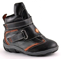 Ботинки детские мальчик зима Ортомода (34, черный)