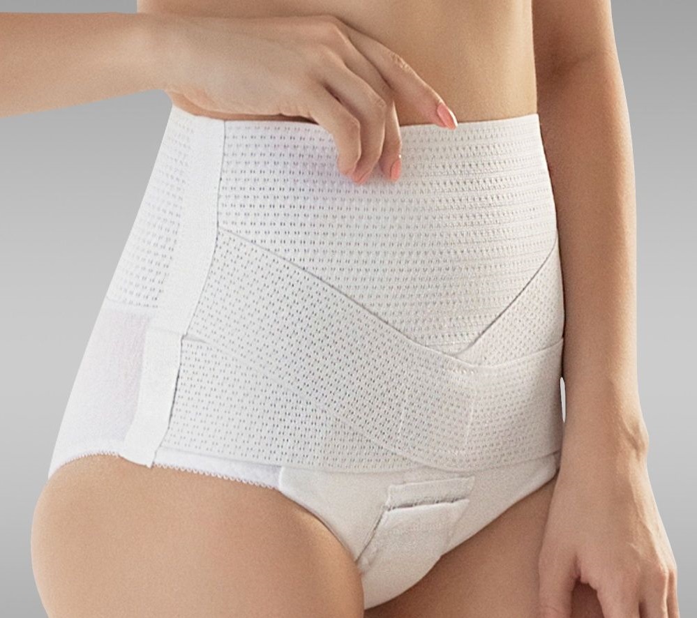 Бандаж при опущении  органов малого таза Б-637										 (№3, белый)