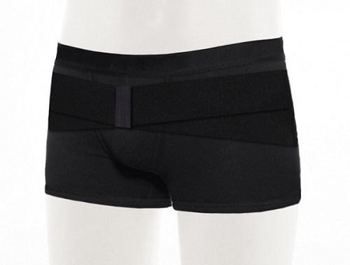 Бандаж грыжевой паховый ГПП-444 (М, черный)