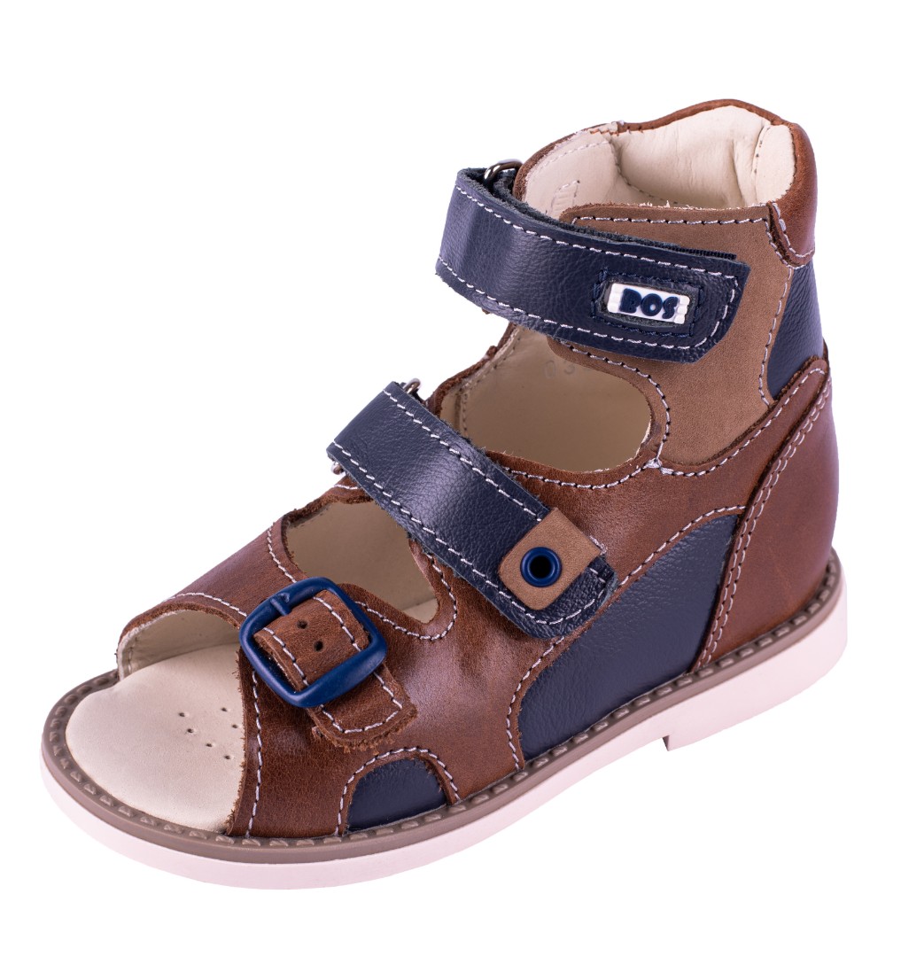 Сандалики высокие коричневые 033-510 (36)