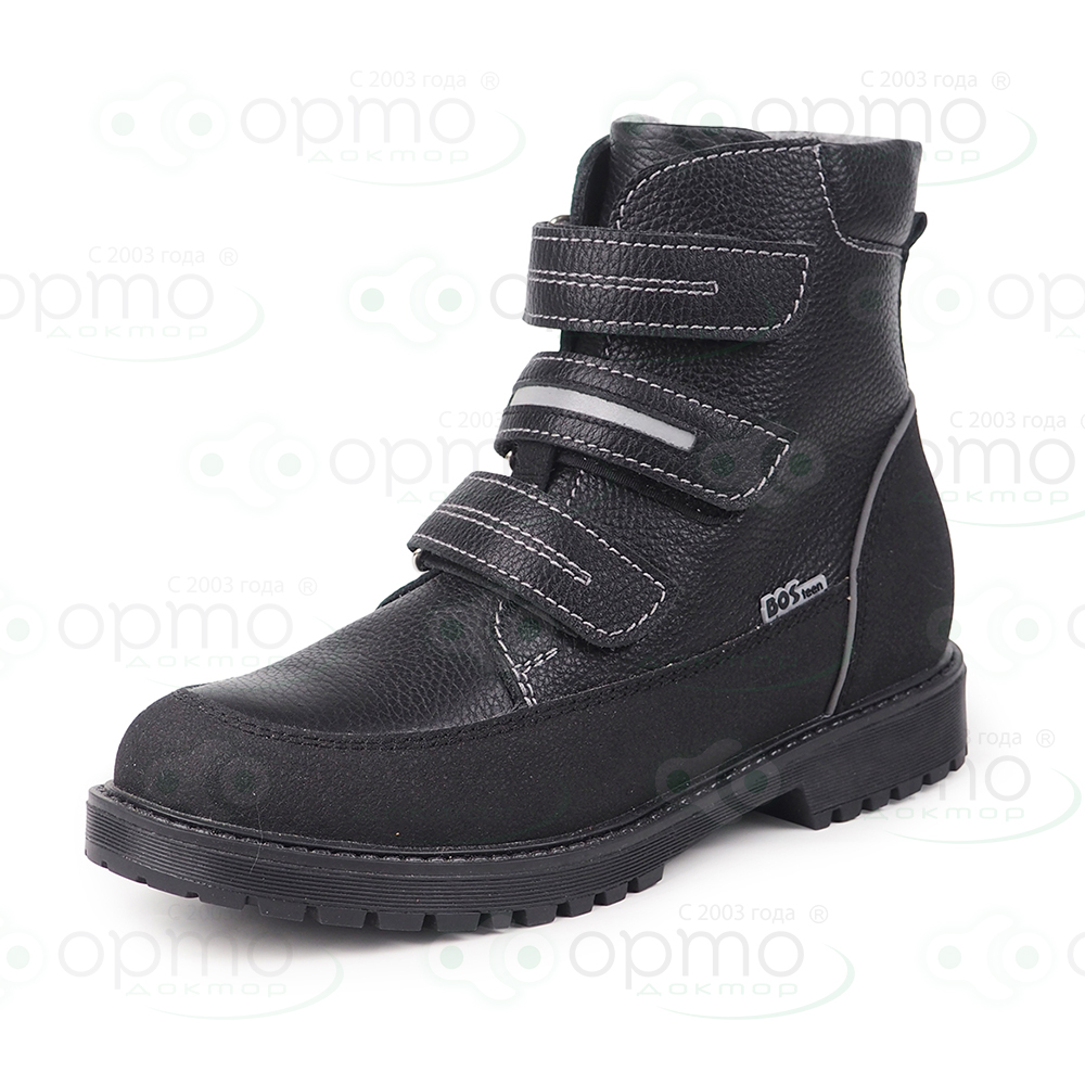 Ботинки на байке черные 206-121 (39)