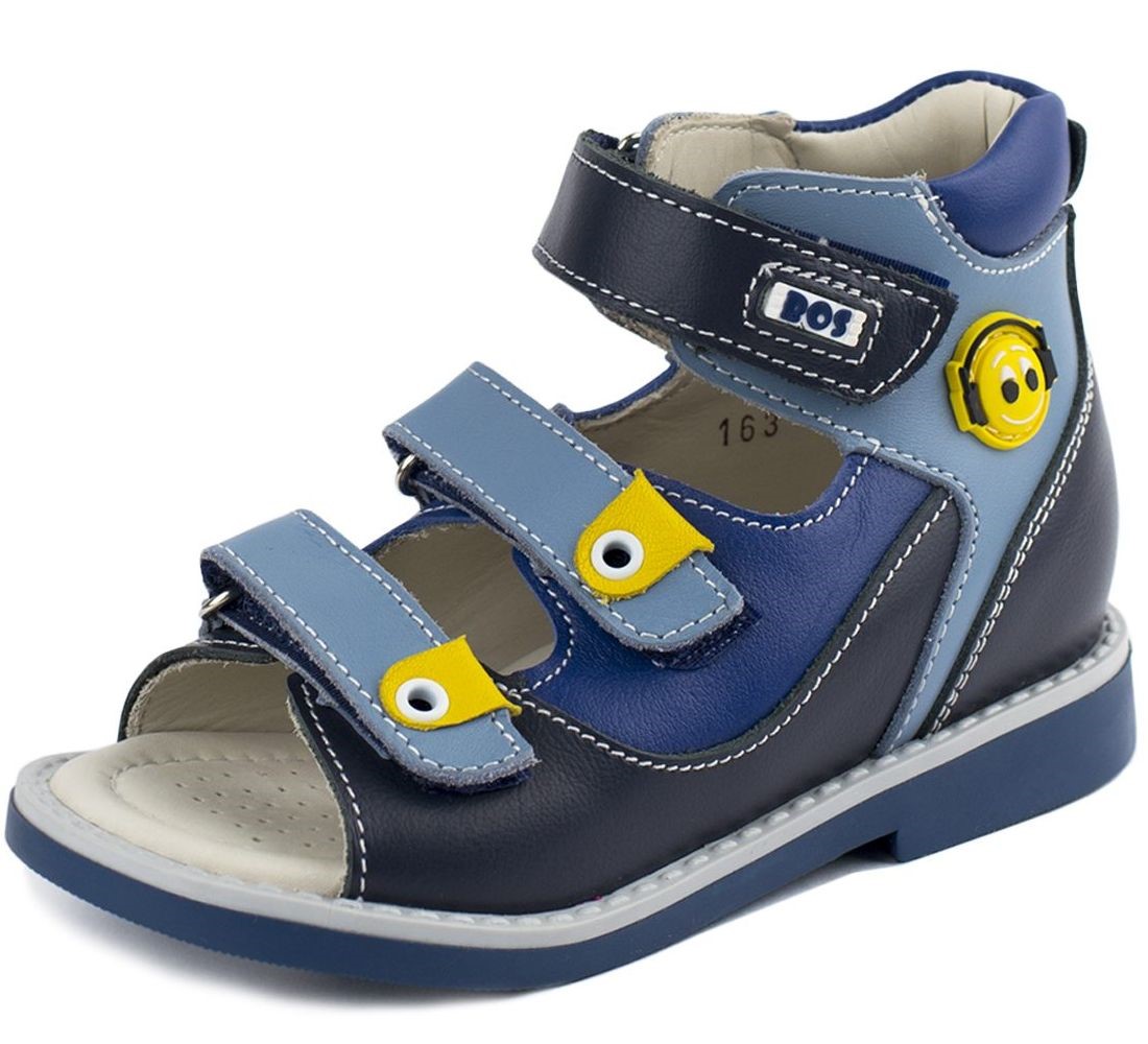 Сандалики синие/смаил 163-71 (36 синий)