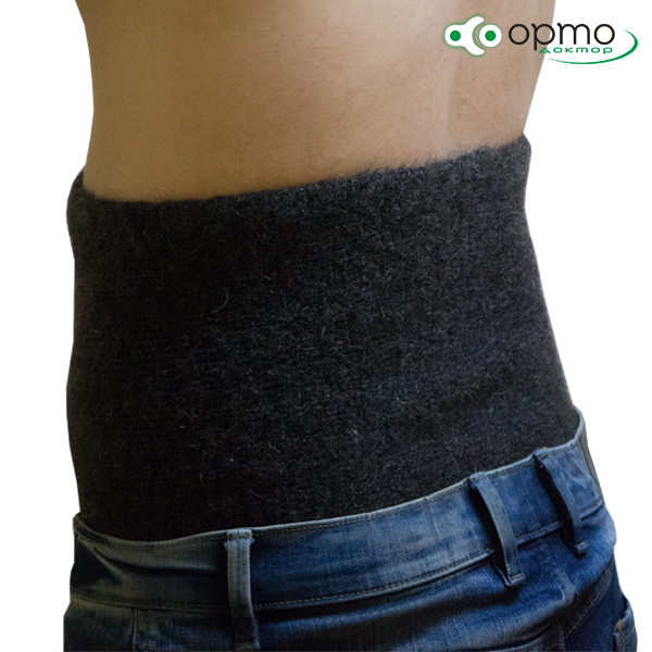 Пояс эластич.комрессионный согревающий верблюжья шерсть (М)
